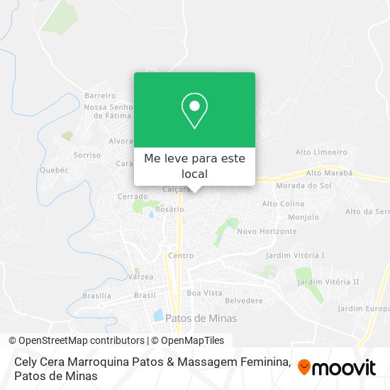 Cely Cera Marroquina Patos & Massagem Feminina mapa
