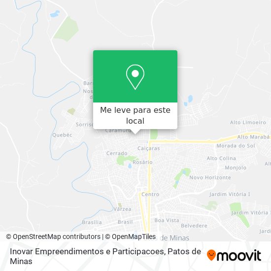 Inovar Empreendimentos e Participacoes mapa
