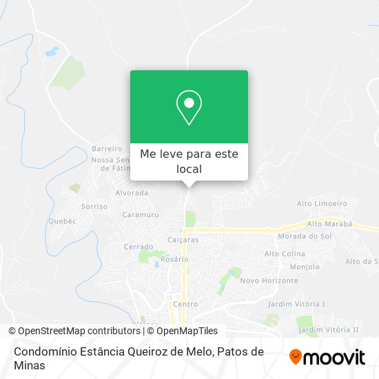 Condomínio Estância Queiroz de Melo mapa