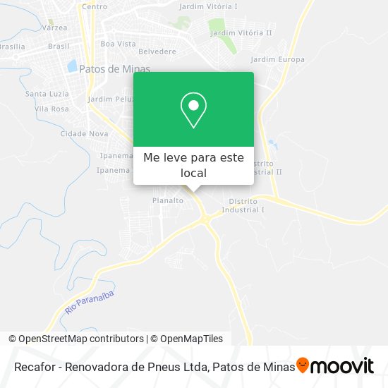 Recafor - Renovadora de Pneus Ltda mapa