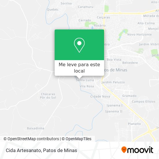 Cida Artesanato mapa