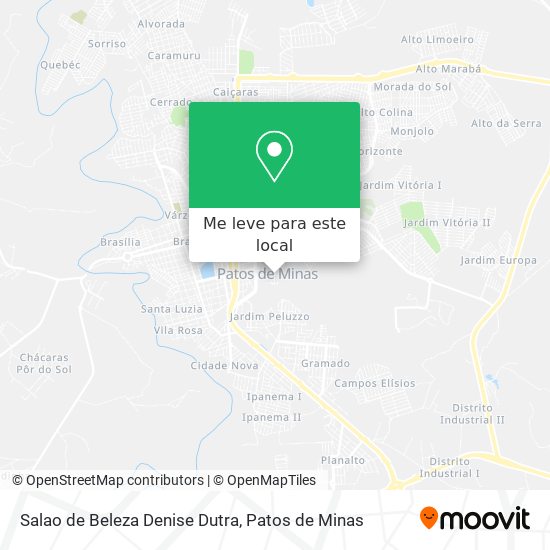 Salao de Beleza Denise Dutra mapa