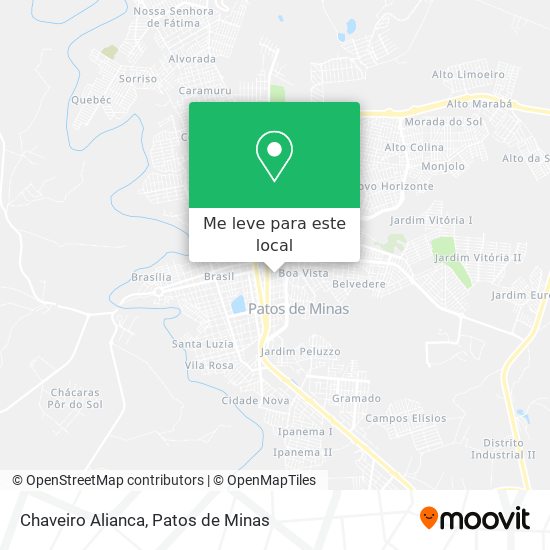 Chaveiro Alianca mapa