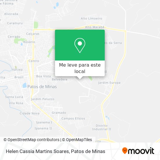 Helen Cassia Martins Soares mapa
