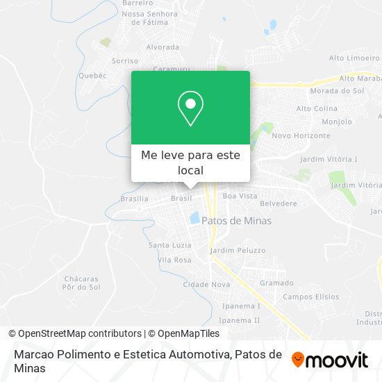 Marcao Polimento e Estetica Automotiva mapa