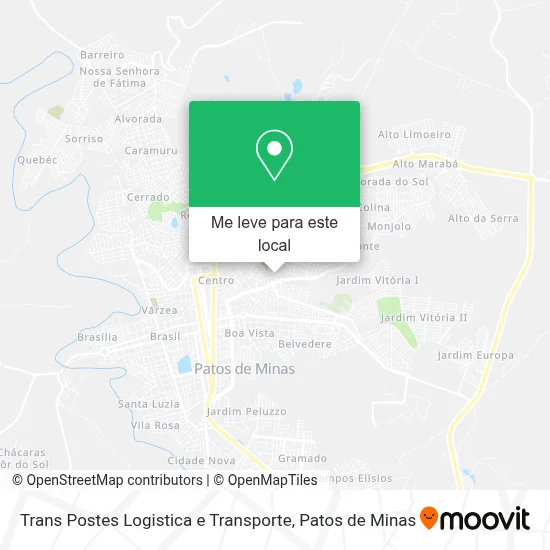 Trans Postes Logistica e Transporte mapa