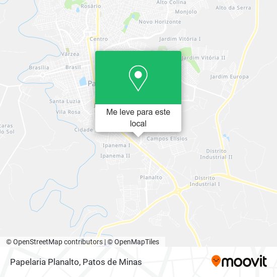 Papelaria Planalto mapa