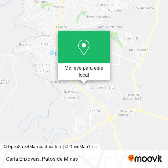 Carla Enxovais mapa