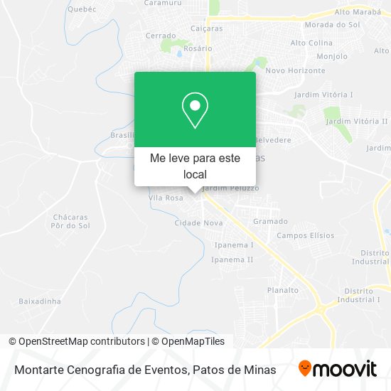 Montarte Cenografia de Eventos mapa