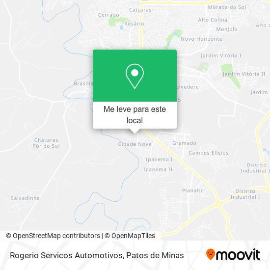 Rogerio Servicos Automotivos mapa