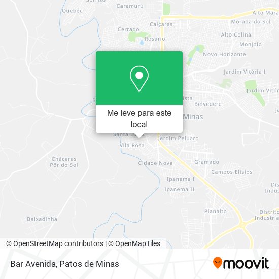 Bar Avenida mapa