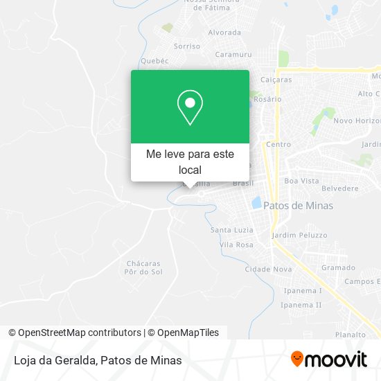 Loja da Geralda mapa