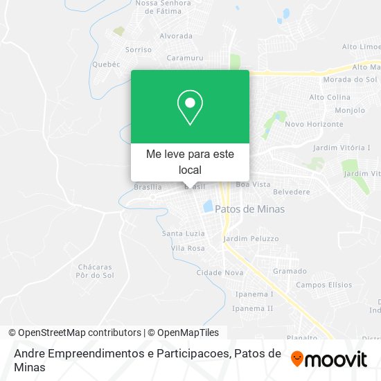 Andre Empreendimentos e Participacoes mapa