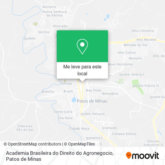 Academia Brasileira do Direito do Agronegocio mapa