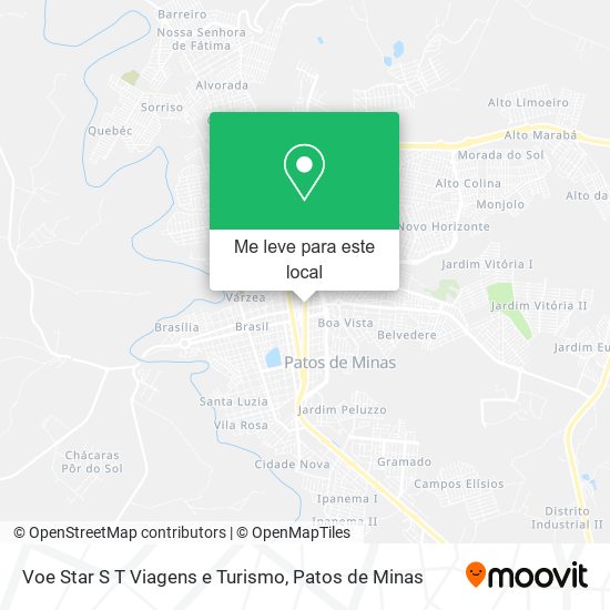 Voe Star S T Viagens e Turismo mapa