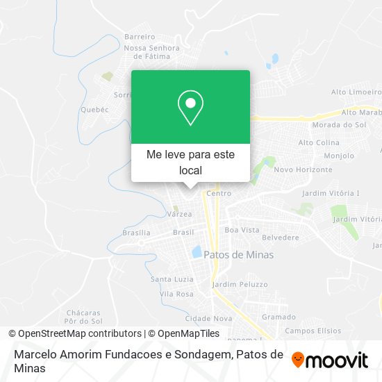 Marcelo Amorim Fundacoes e Sondagem mapa