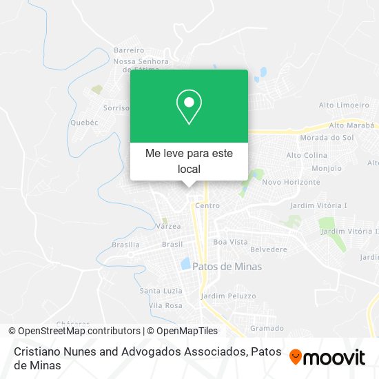 Cristiano Nunes and Advogados Associados mapa