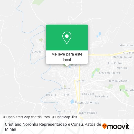 Cristiano Noronha Representacao e Consu mapa