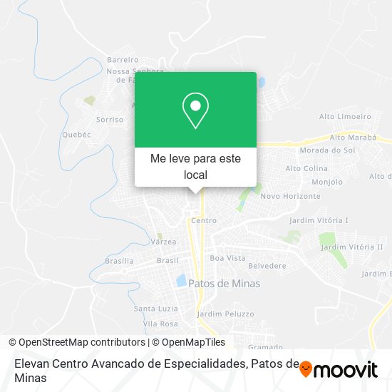 Elevan Centro Avancado de Especialidades mapa