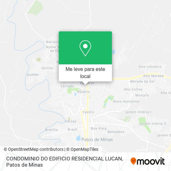 CONDOMINIO DO EDIFICIO RESIDENCIAL LUCAN mapa