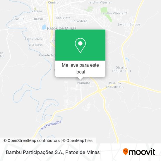 Bambu Participações S.A. mapa