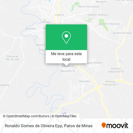 Ronaldo Gomes de Oliveira Epp mapa