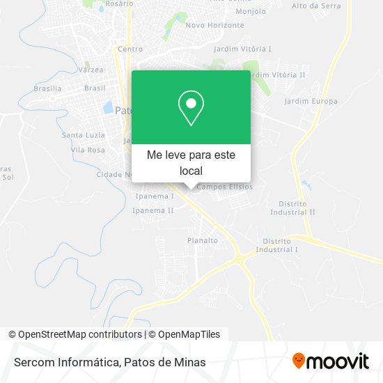 Sercom Informática mapa
