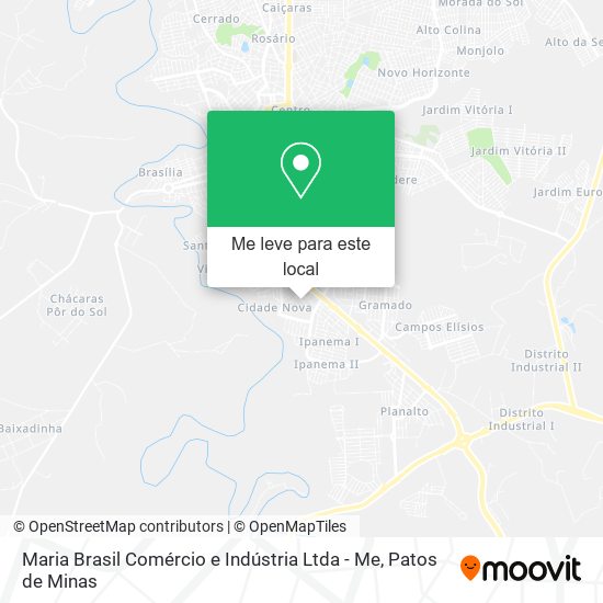 Maria Brasil Comércio e Indústria Ltda - Me mapa