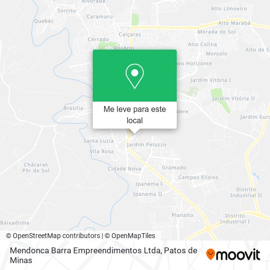 Mendonca Barra Empreendimentos Ltda mapa