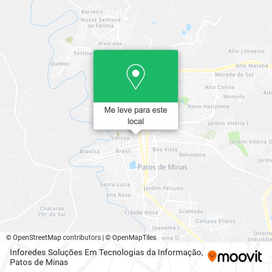 Inforedes Soluções Em Tecnologias da Informação mapa