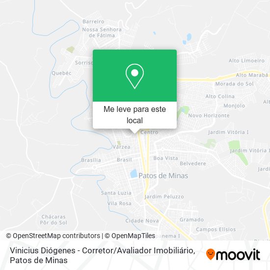 Vinicius Diógenes - Corretor / Avaliador Imobiliário mapa