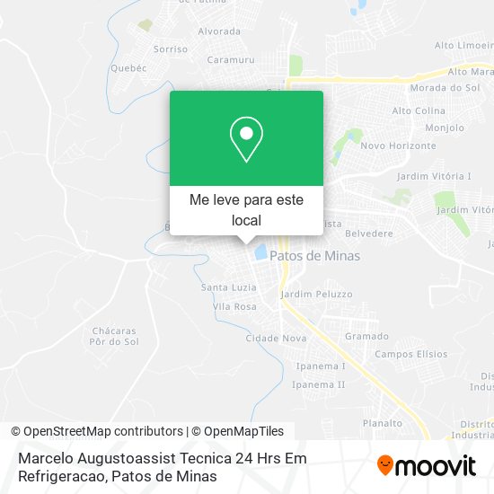 Marcelo Augustoassist Tecnica 24 Hrs Em Refrigeracao mapa