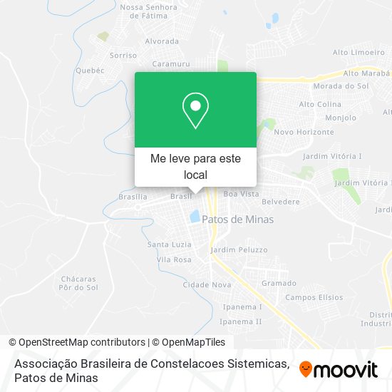 Associação Brasileira de Constelacoes Sistemicas mapa