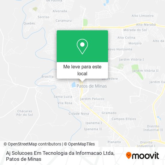 Aj Solucoes Em Tecnologia da Informacao Ltda mapa