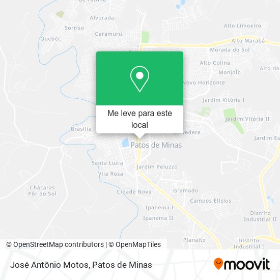 José Antônio Motos mapa