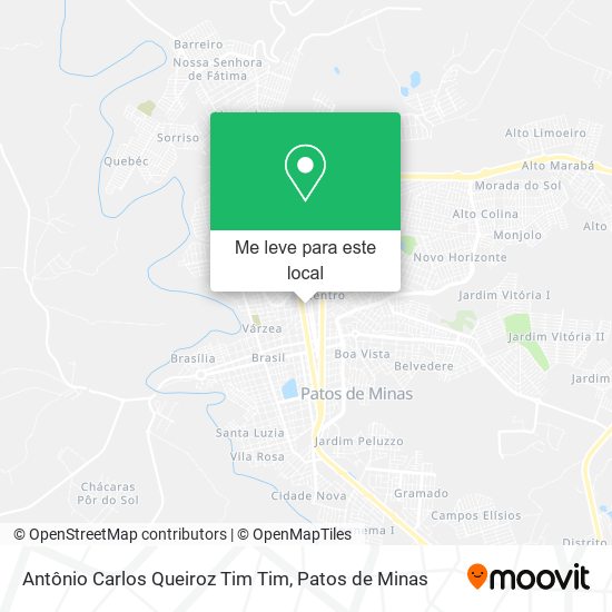 Antônio Carlos Queiroz Tim Tim mapa