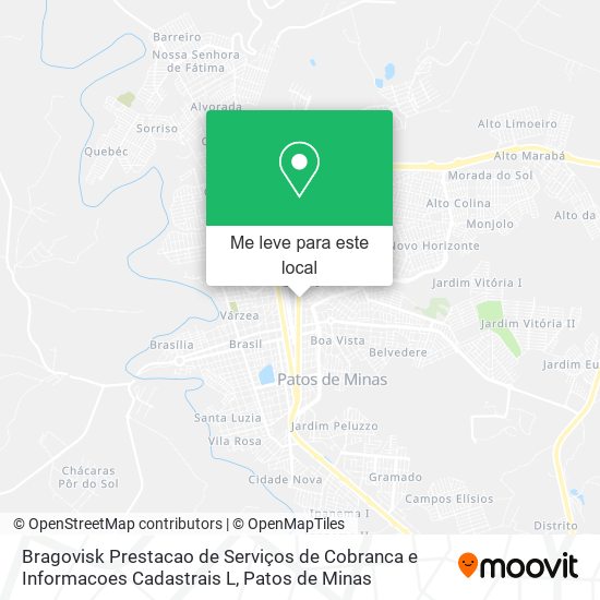 Bragovisk Prestacao de Serviços de Cobranca e Informacoes Cadastrais L mapa