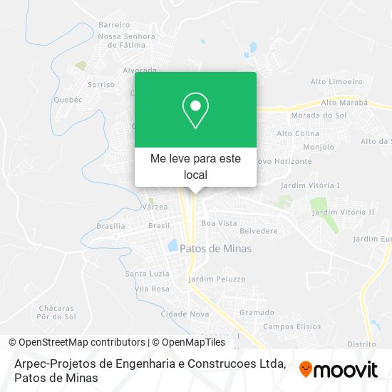 Arpec-Projetos de Engenharia e Construcoes Ltda mapa