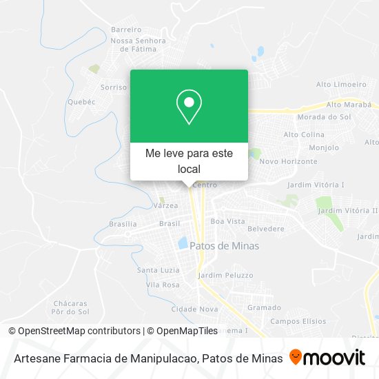 Artesane Farmacia de Manipulacao mapa