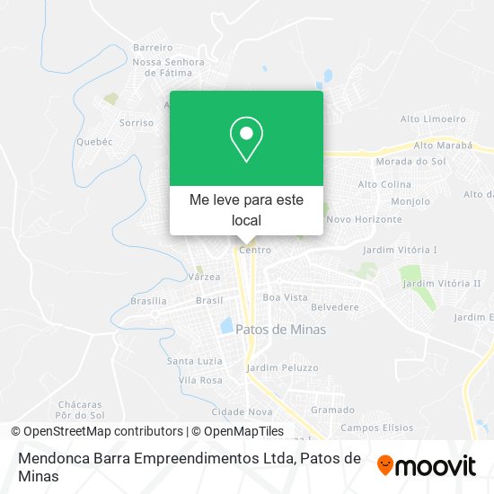 Mendonca Barra Empreendimentos Ltda mapa