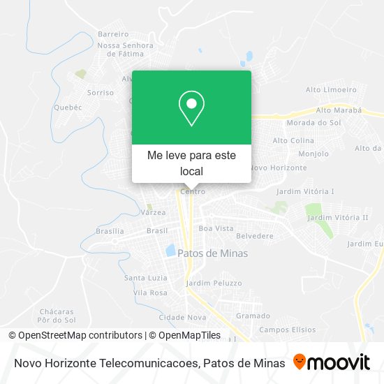 Novo Horizonte Telecomunicacoes mapa