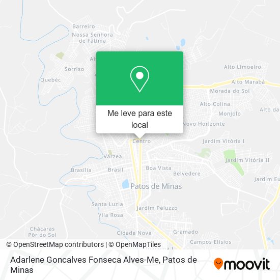 Adarlene Goncalves Fonseca Alves-Me mapa