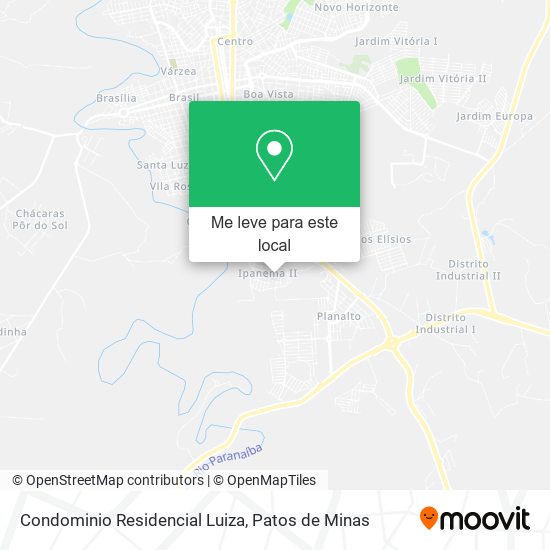 Condominio Residencial Luiza mapa