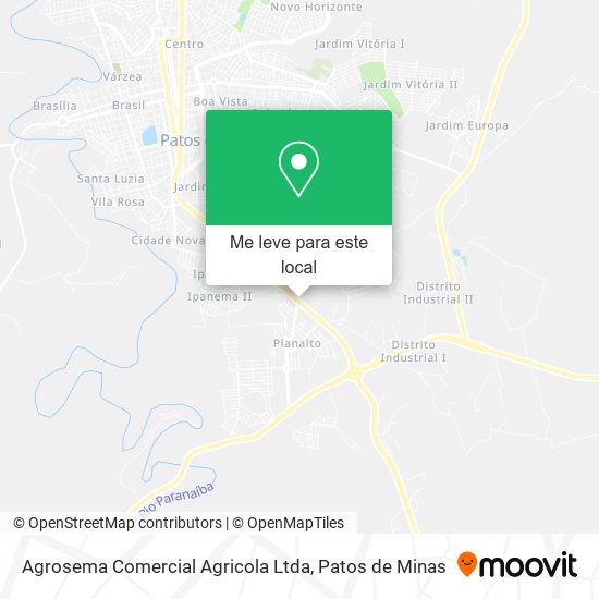 Agrosema Comercial Agricola Ltda mapa