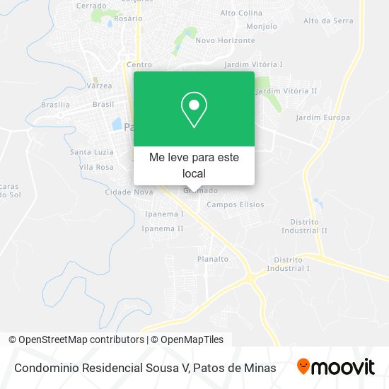 Condominio Residencial Sousa V mapa