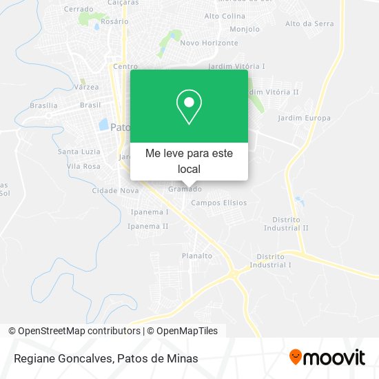 Regiane Goncalves mapa