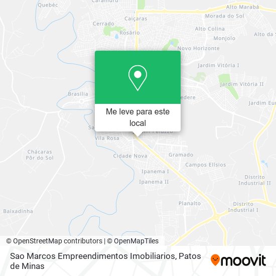 Sao Marcos Empreendimentos Imobiliarios mapa