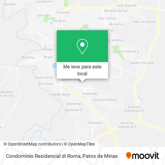 Condominio Residencial di Roma mapa