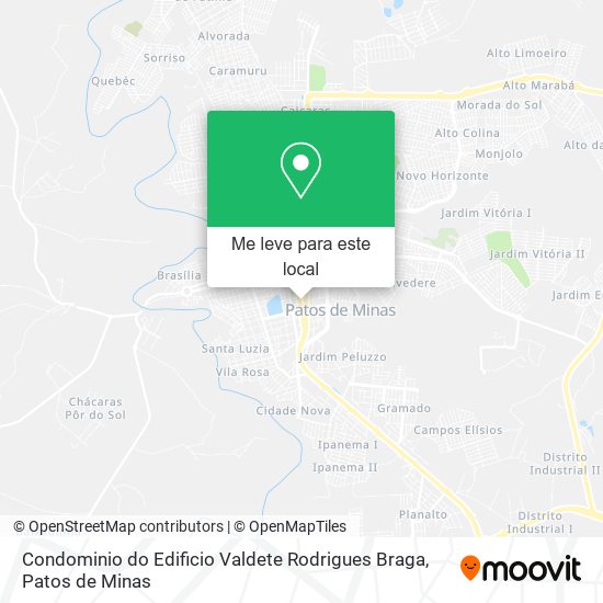 Condominio do Edificio Valdete Rodrigues Braga mapa