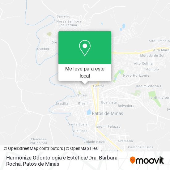 Harmonize Odontologia e Estética / Dra. Bárbara Rocha mapa